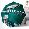 Printed Philadelphia Eagles LOGO Printed Folding Umbrella,Outdoor,Leisure,And Travel Umbrella,Durable Umbrella Fabric,Birthday And Holiday Gift