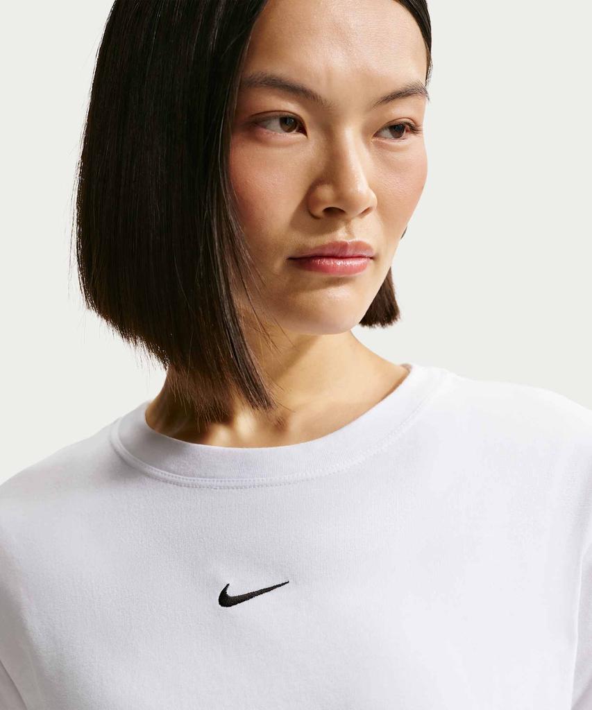 Nike Спортивная футболка оверсайз с коротким рукавом (Плюс Размер) Б - Белый:Черный / Ih7602-100