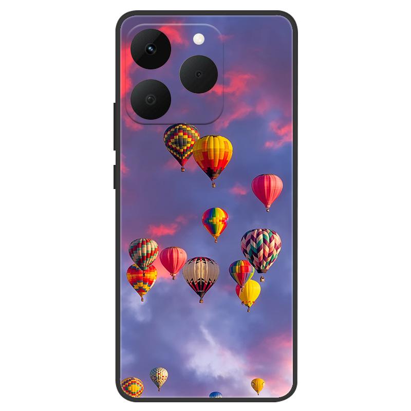 Чехол для Realme 15T Realme15T 5G НОВЫЙ ТПУ Силиконовый Ударопрочный Чехол-Кот для Realme 15 T 15t 2025 Funda Печать Мягкий Coque