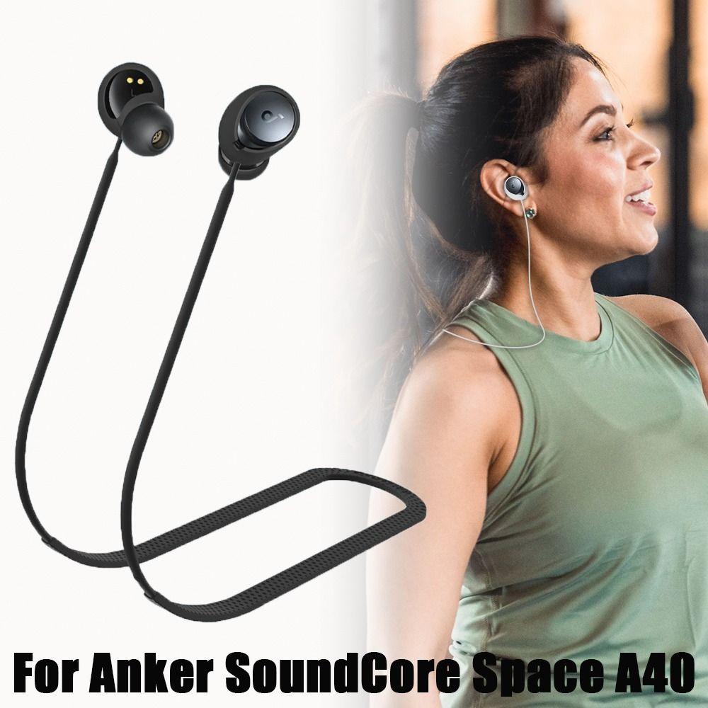 Водонепроницаемый подвесной шнур на шею с защитой от потери для Anker SoundCore Space a40, аксессуары для наушников