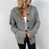 Women's Plus Size Winter Hooded Sweater