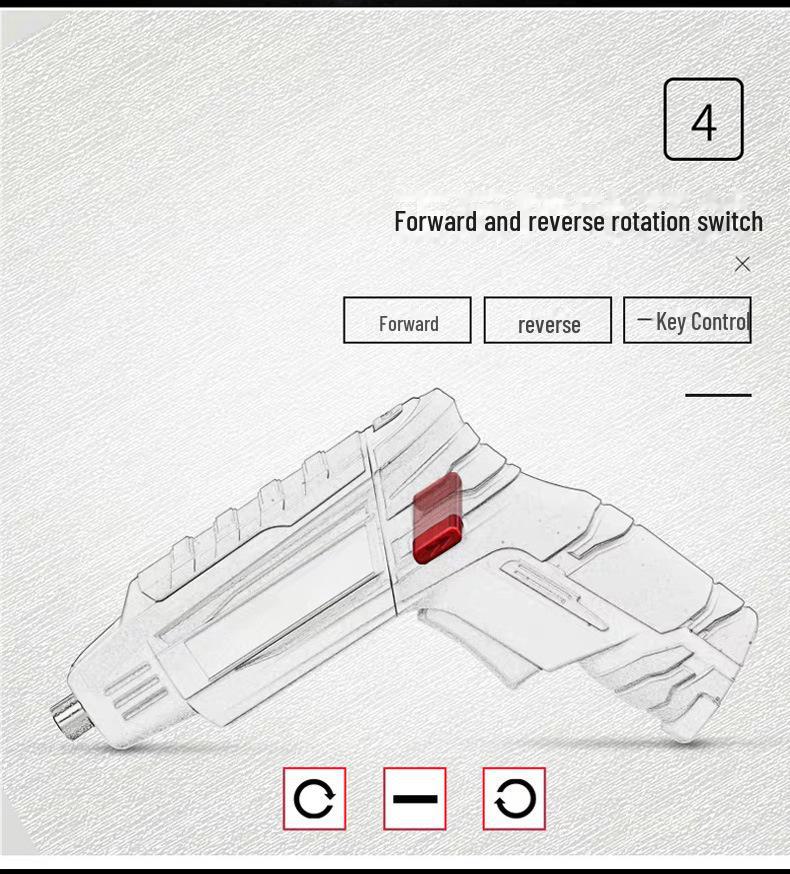 Набор мини-электрических отверток с аккумулятором 3,6 В, 47 предметов с литиевой батареей и аксессуарами для домашнего использования