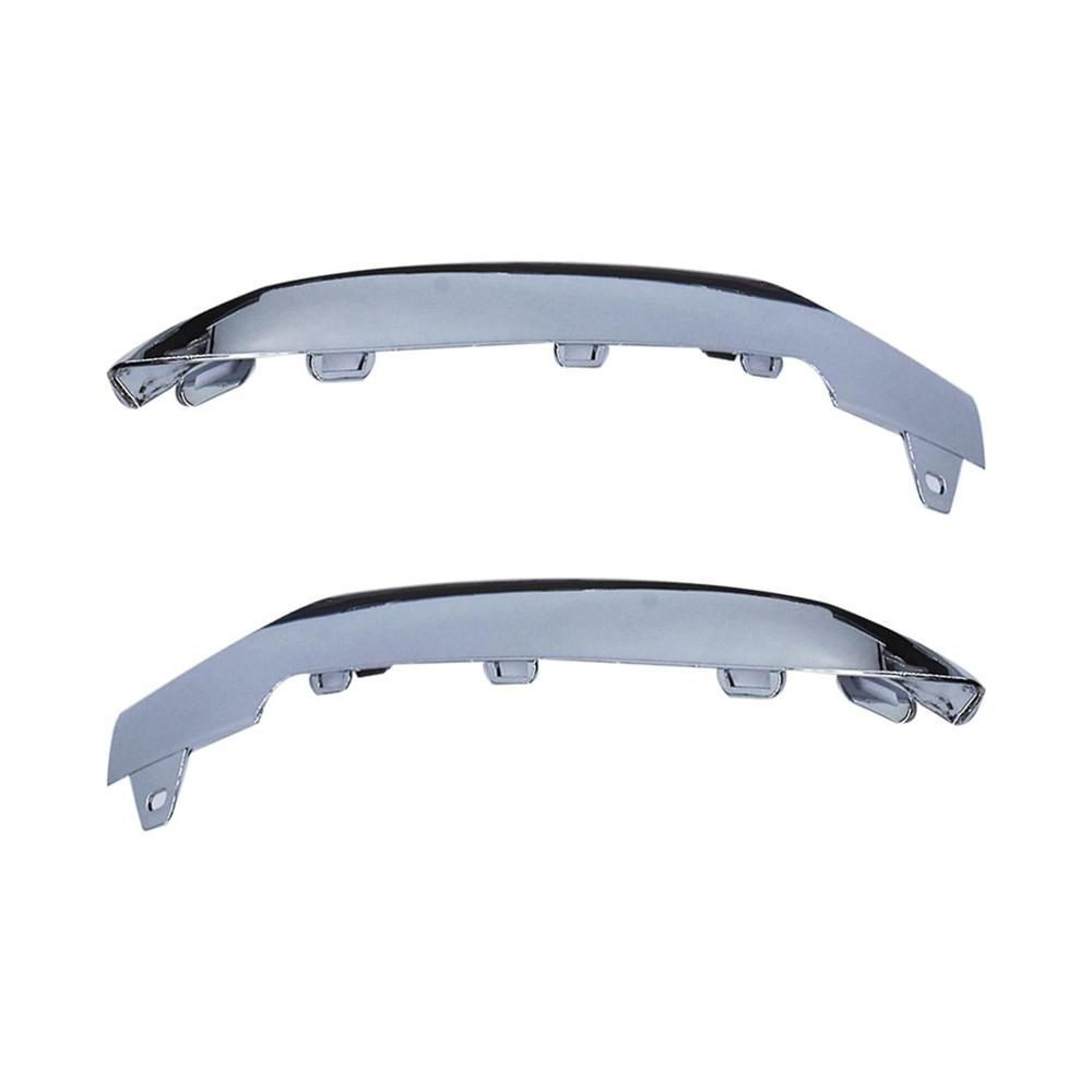 Хромированная накладка молдинг переднего бампера ПАРА Л&П для Mercedes W212 E350 2014 -2016