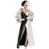 Black and white dress dress up suit Kuila Dalmatian movie cosplay dress suit women's COS suit