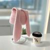 Korean Style Rabbit Ears Cap Elastic Solid Color Knitted Hat Woolen Hat Brimless Beanie Hat  Couple