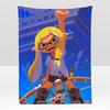 game SSplatoon Ink Throw Soft Flannel Blanket for Bed Bedroom Sofa Picnic Throw Skinfriendly Breathable Gift Cover