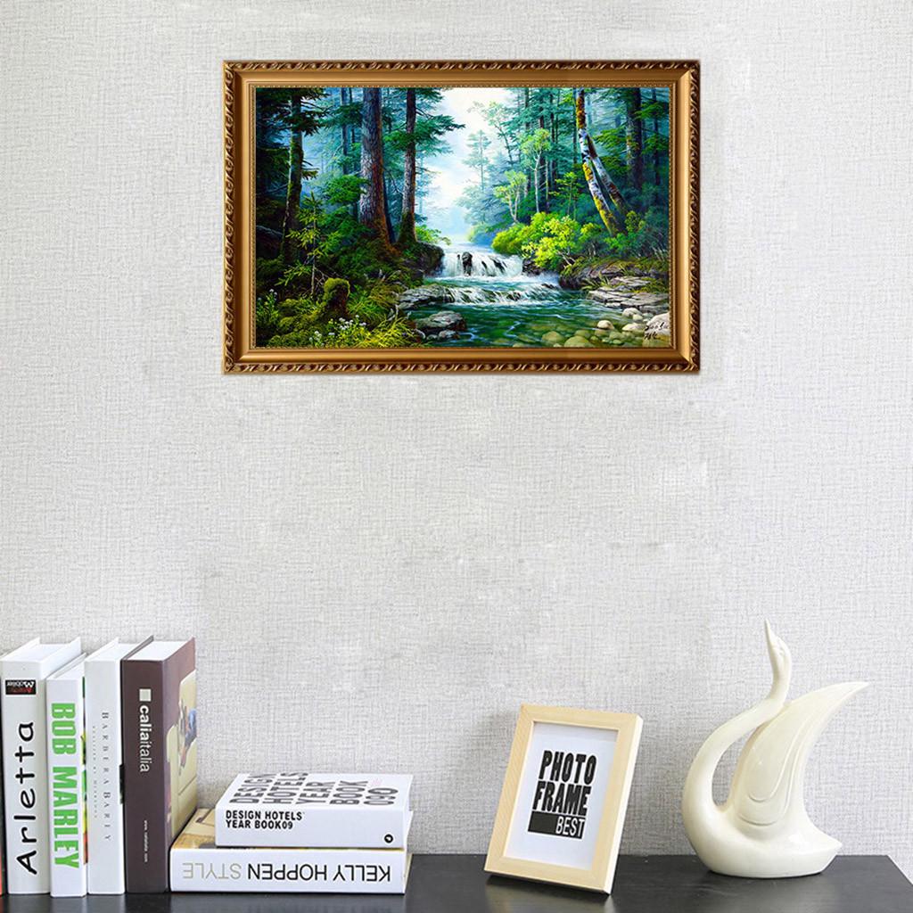 40X50cm Краска Холст DIY Картина маслом Архитектурная картина маслом