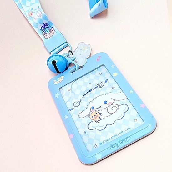 Sanrio Cinnamoroll Card Necklace Transportation Card Case Pass Necklace, a Popular Character In Korea