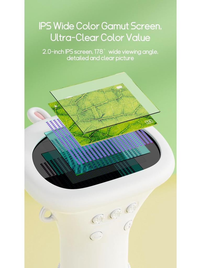 372 Портативный ручной микроскоп-лупа для детей - Мини-научный эксперимент