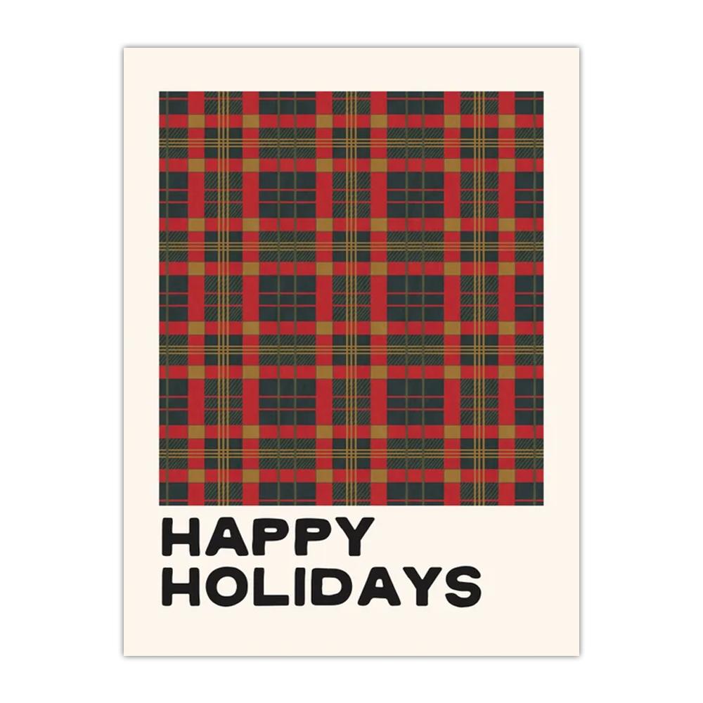 Christmas Tree Garland Bar Cheers Merry Poster Canvas Painting Nordic Wall Art Pictures and Prints Holiday Home Decor Frameless