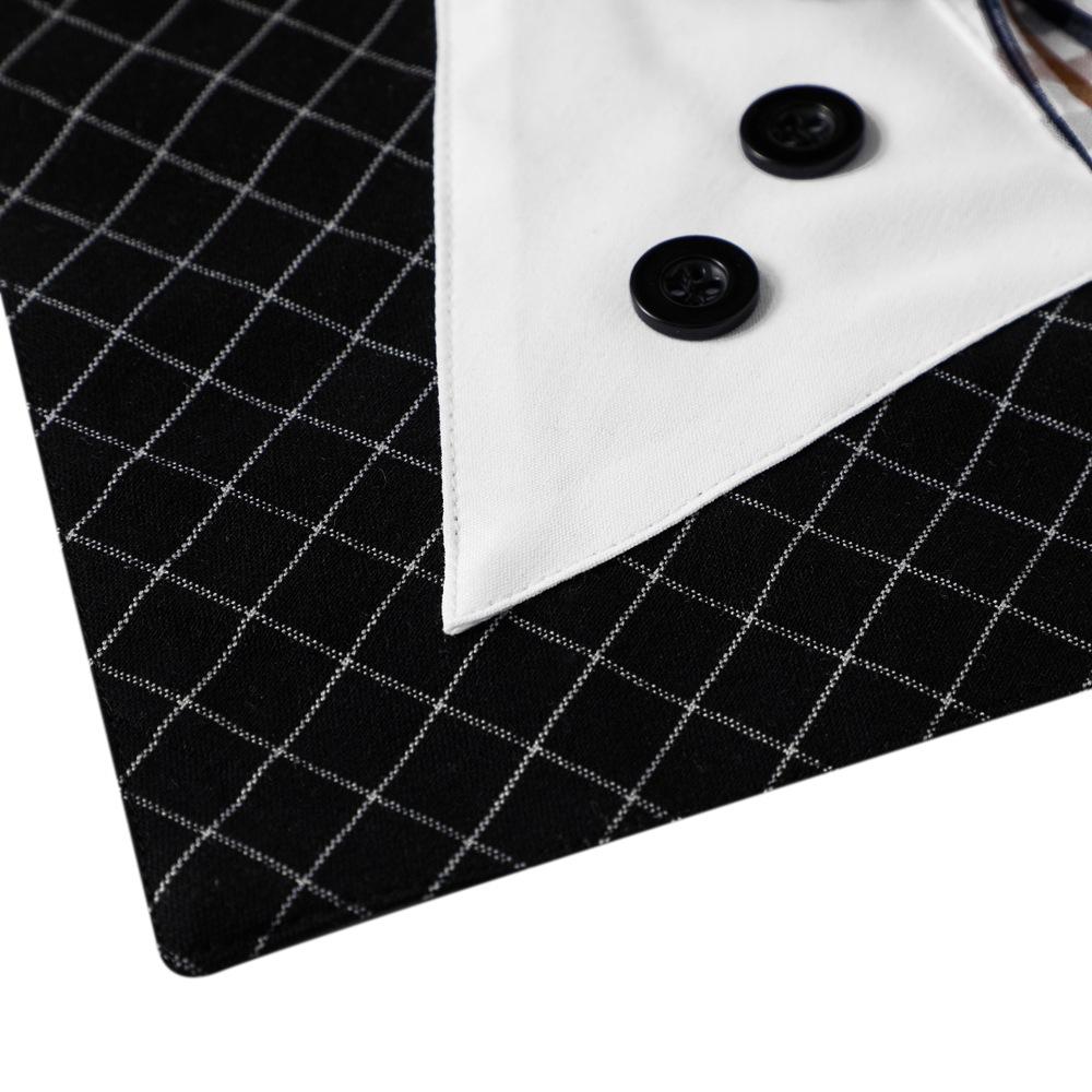 Tanpopo Big Dog Collar Triangular Bandana Scarf Elegant Bow Tie Suit Clothing Pet Costume Clothes for Wedding Engagement Party