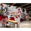 Street Graffiti Wallpaper Living Room Bedroom Tv Background Mural 3d Wallpaper Home Decor