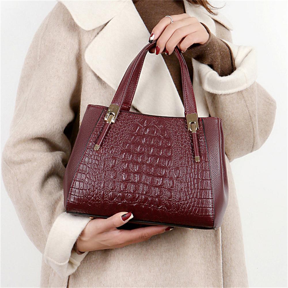 Новая женская сумка-мессенджер, сумка с крокодиловым узором, сумка через плечо