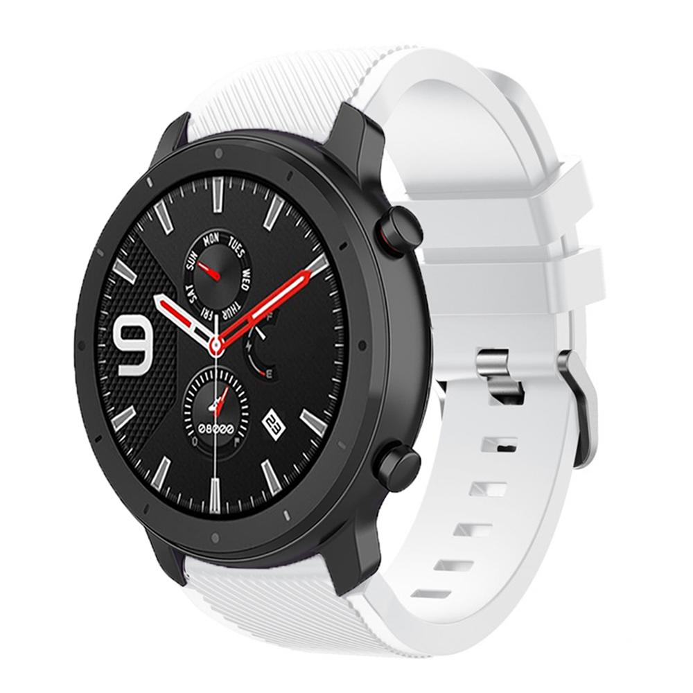 22-мм силиконовый ремешок для Amazfit Balance 2 1/GTR 47 мм/GTR 4 3pro/Bip 6 5 Спортивный браслет Ремешок для Amazfit Stratos 2 3/Pace
