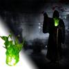 Halloween Floating Fireball Prop Mysterious  Plastic Suspension Flame Lamp