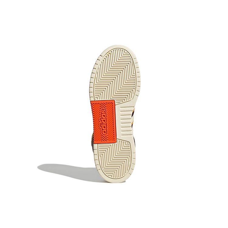 adidas Neo 100Дб Модные Повседневные Кеды Средней Высоты для Скейтбординга Унисекс Бежевый Коричневый GY4789
