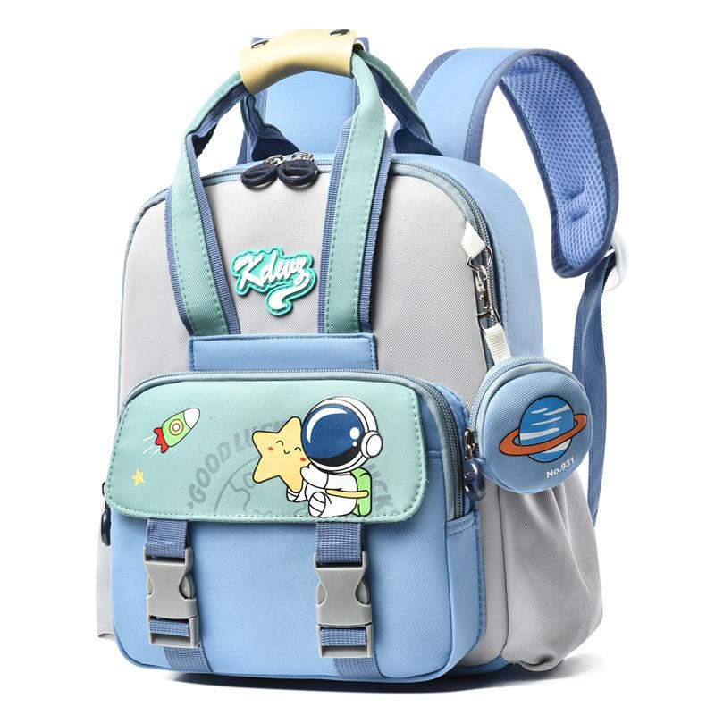 Childrens Cute School Bag Made Of Oxford Cloth With Padded Shoulder Straps For Kindergarten