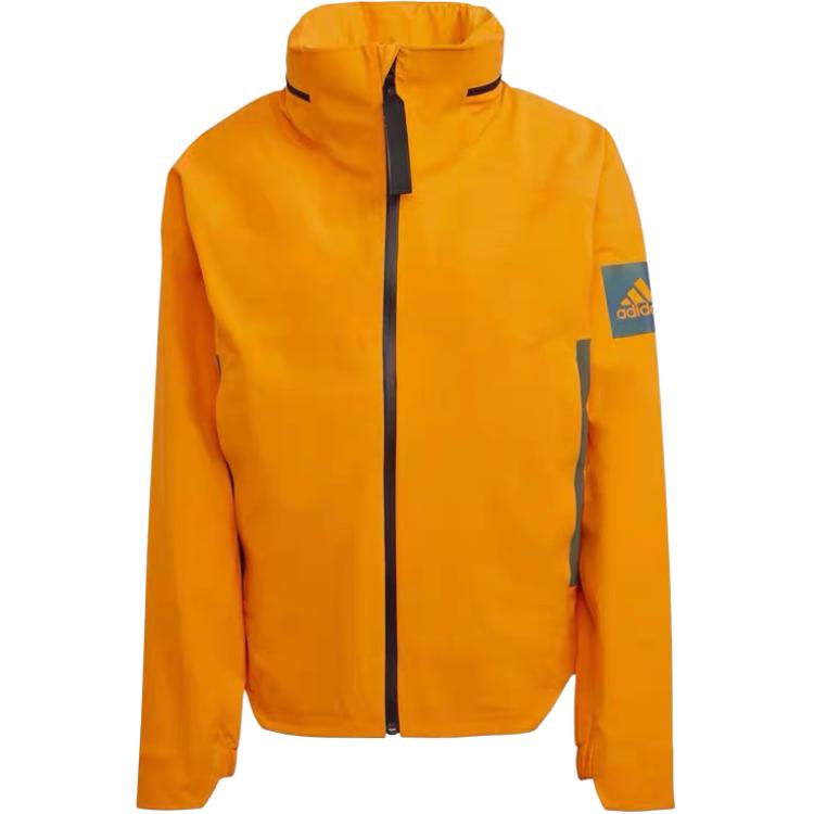 Adidas Sports Lifestyle Series Logo Casual Breathable Comfortable Jacket Women Jacket Orange GQ2400