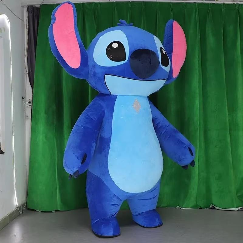 Cosplay Costumes Inflatable Costume Stitch Cute Mascot Crystal Super Soft Fabric Shopping Mall Comic Exhibition Doll Clothing