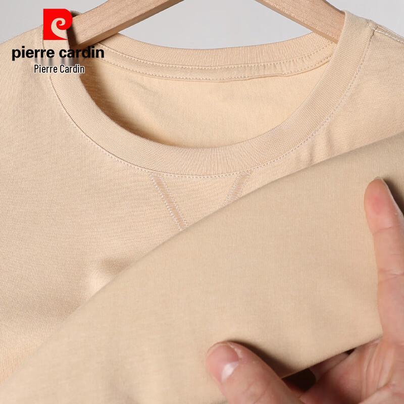 Pierre Cardin Мужская футболка с коротким рукавом и круглым вырезом, 100% хлопок