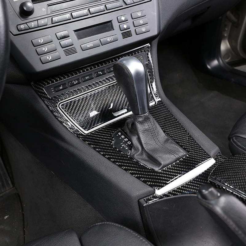 Для BMW X3 E83 2006-10 мягкая внутренняя отделка из углеродного волокна, центральная консоль, CD-панель, крышка переключения передач, наклейка, украшение автомобиля