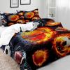 Sports Style Basketball Three-piece Quilt Cover 3D Digital Printing Bedding Set Bed Cover
