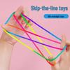 Радужная веревочка для игры в колыбельку для детей