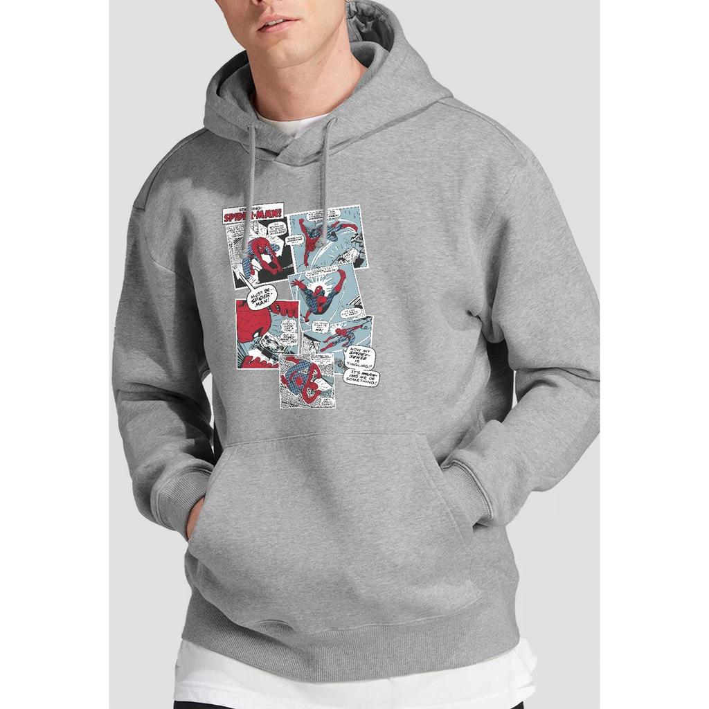 Spider-Man Mens Panel Collage Hoodie