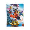 Плед Super Wings из фланели с изображением мультяшного робота и машинки, забавный плед для дивана, постельного белья, гостиной, 150*125 см.