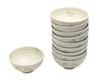 Castle Enterprises Diet Lightweight Bowls, Nakahira Series, Swing Jazz, Hiwa, Set of 10, 12cm Diameter X 6cm Height
