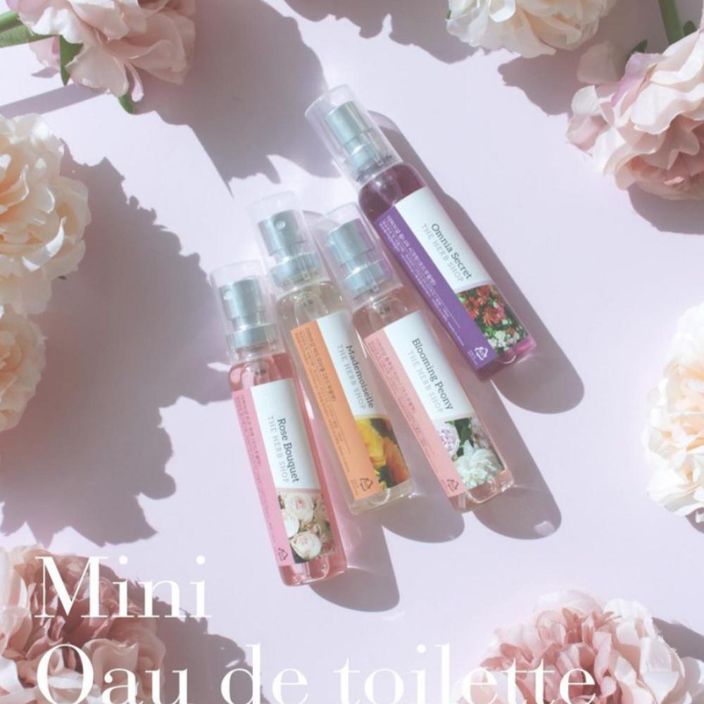 Mini Perfume : White Musk Eau de Toilette of The Herb Shop 4 x 18ml