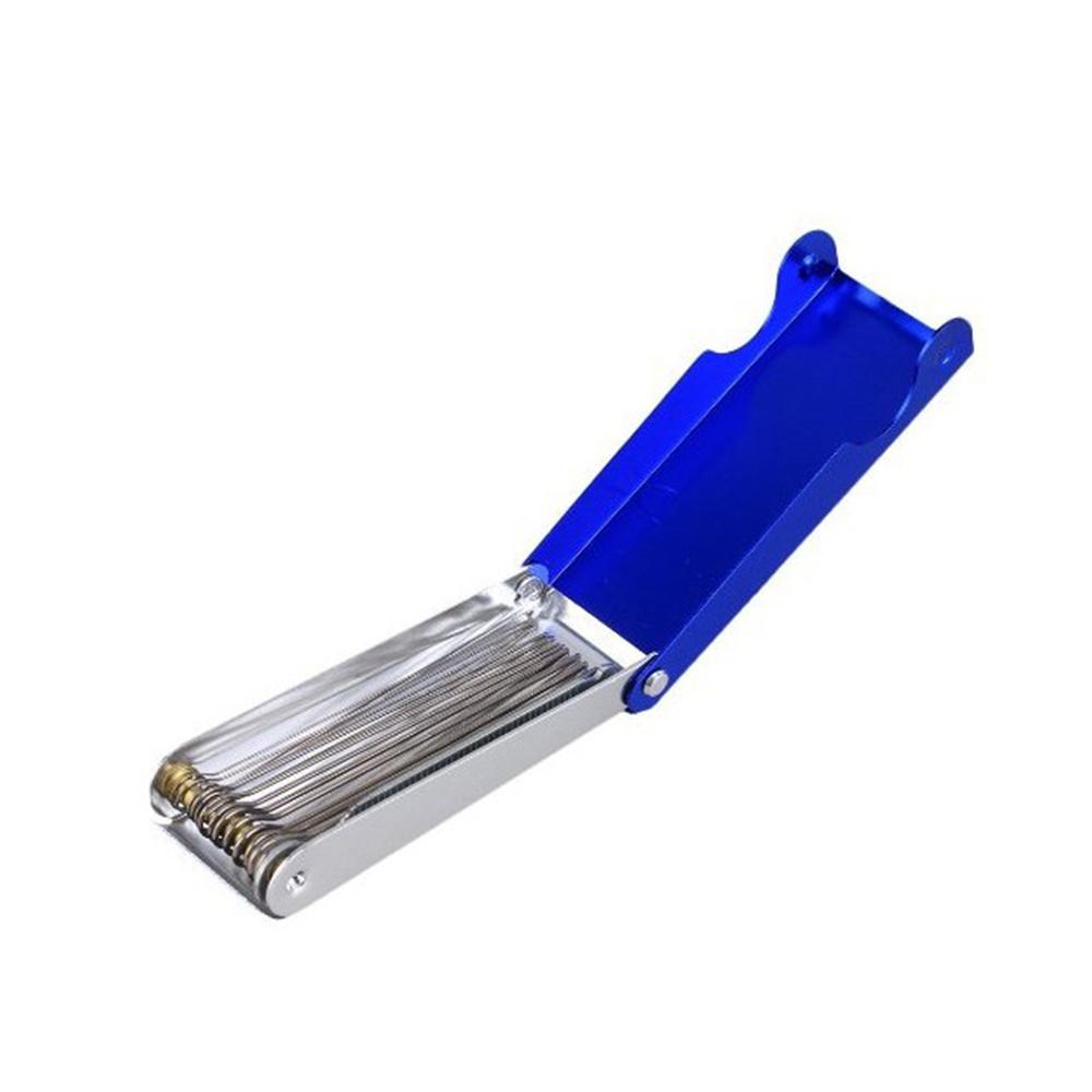 Набор надфилей для пропилов под порожек гитары, пила, стержни, набор для пропилов, инструмент лютье