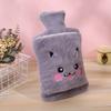 Winter Thickened PVC Water Injection Type Hot Water Bag Student Class Explosion-Proof Flushing Hot-Water Bag Warm Hand Foot Removable Washable Cloth