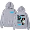 Rappeur CLARENT Tour 2025 Album Hoody Men Women Clothing Vintage Oversized Sweatshirts Hip Hop Gothic High Quality Long Sleeve Hoodies Streetwear