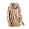 Winter Zipper Thickened Turtleneck Sweater Women Wear Loose Korean Slouchy Fashion Versatile Knitwear