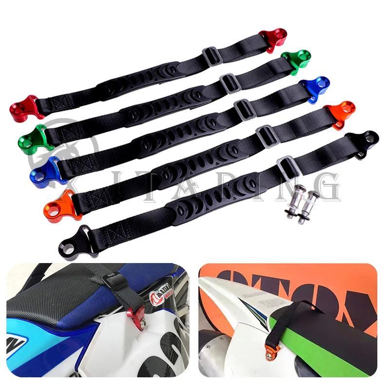 Motorcycle Universal Seat Rescue Belt Cushion C1 Rear Lift Strap Pull Sling For YAMAHA KAWASAKI SUZUKI Dirt Bike Enduro