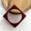 Square Triangle Chunky Bracelets Irregular Retro Hand Ring Exaggerated Resin Bangles  Girls Gift