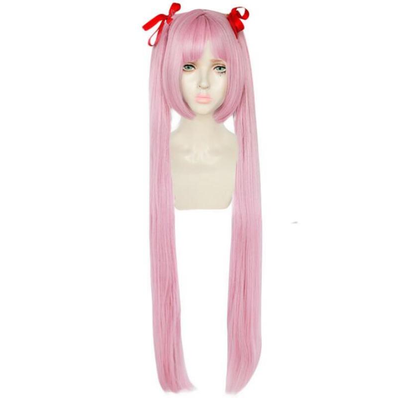 Аниме женский длинный парик косплей Danganronpa Utsugi Kotoko костюм Dangan Ronpa Another Episode термостойкие волосы ( Без головного убора )