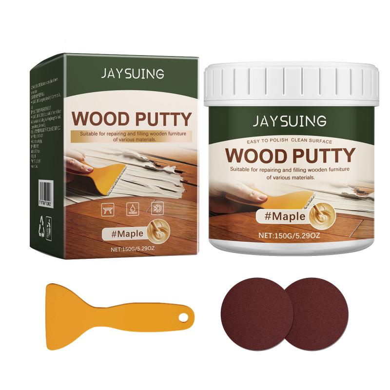 All Purpose Exterior Wood Filler for Outdoor Repair Stainable Putty for Wall Cracks Wood Fix for Renovation