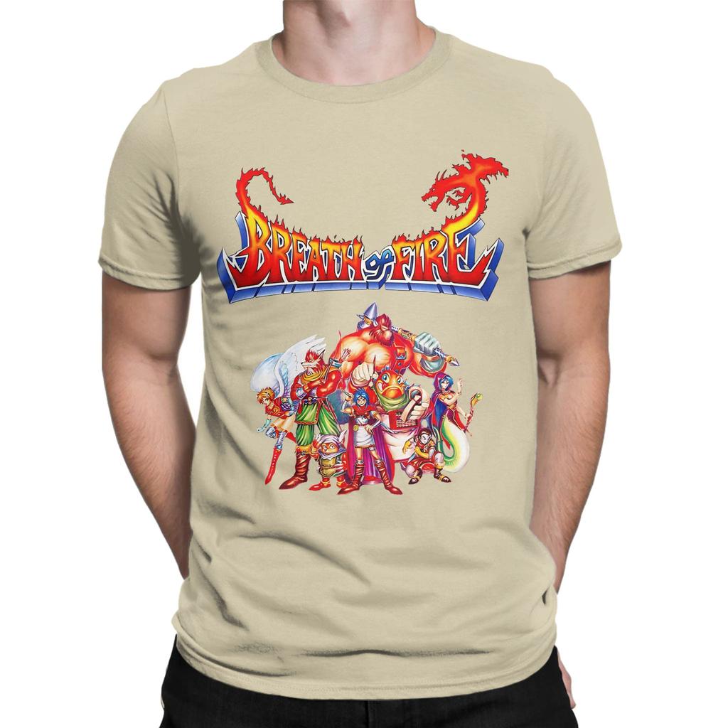 Breath Of Fire Смешная Графика 100% Хлопок Футболка Breath Of Fire Футболки Топы Для Унисекса