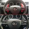 Автомобильные подрулевые лепестки для Skoda Octavia VRS MK3 Fabia RS Superb Scout 2013- Удлинители рулевого колеса Лепестки переключения передач DSG Наклейки