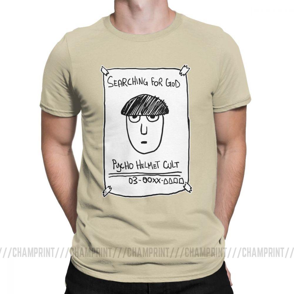 Fashion Mob Psycho 100 Where Is He T Shirt For Men Round Neck 100 Cotton