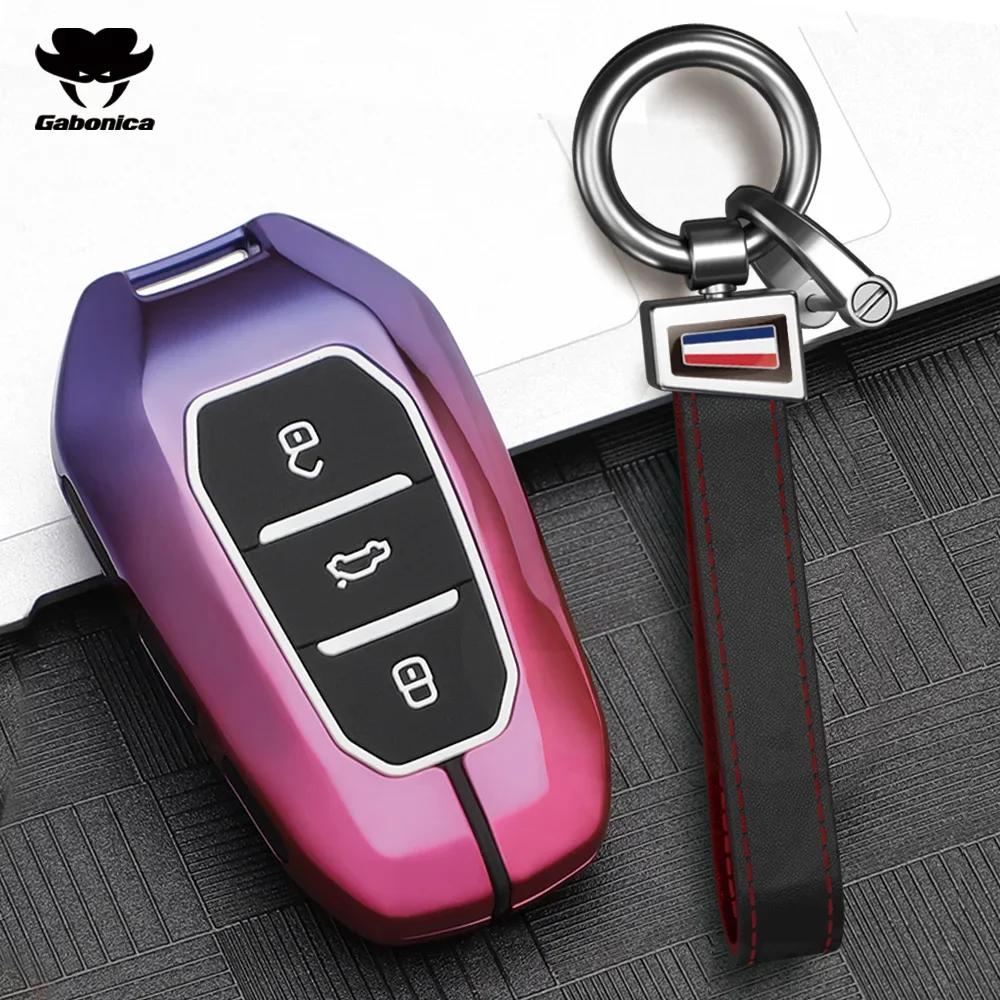 Металлический Чехол для Автомобильного Ключа Для Peugeot 2008 3008 4008 5008 308 408 508 Citroen C1 C2 C4 C6 C3-Xr Picasso Grand Ds3 Ds5 Оболочка Брелок