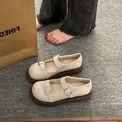 Модные туфли-лодочки с круглым носком в стиле ретро, женская обувь, клоги, платформа, летние криперы для платья, новые туфли Мэри Джейн, женские балетки