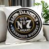 Alcohol Jack Daniel'S Cushion Cover Cushion Cover Set 4Pcs 50X50 45X45 40X40 Pillowcase Decorative Sofa Home Decor