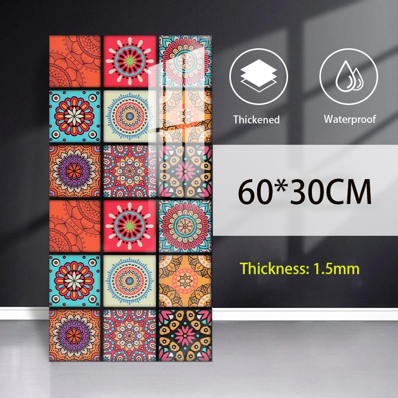 Имитация мраморной плитки, настенная паста для ванной комнаты, гостиной, фоновые обои, самоклеящиеся водонепроницаемые наклейки на стену для кухни, ремонт дома