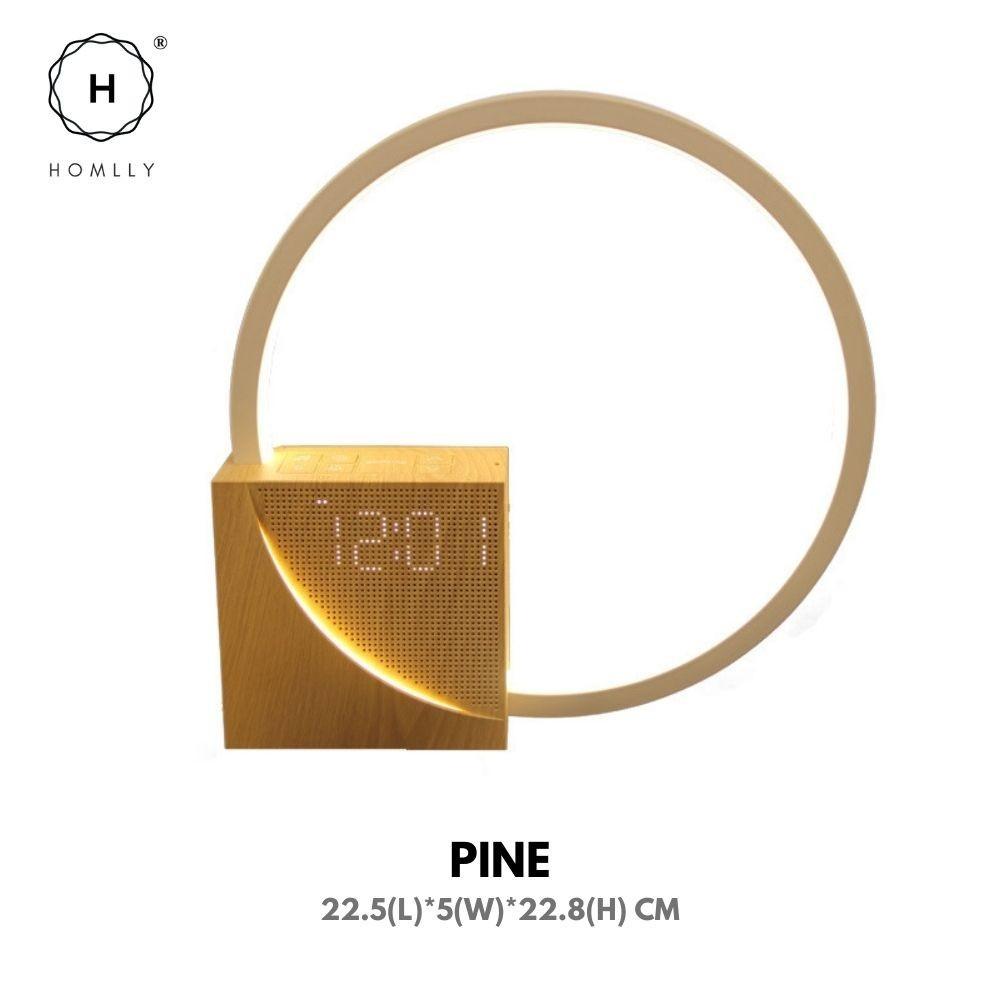 HOMLLY Цифровой будильник с музыкой для релаксации, теплым ночником и USB-зарядкой