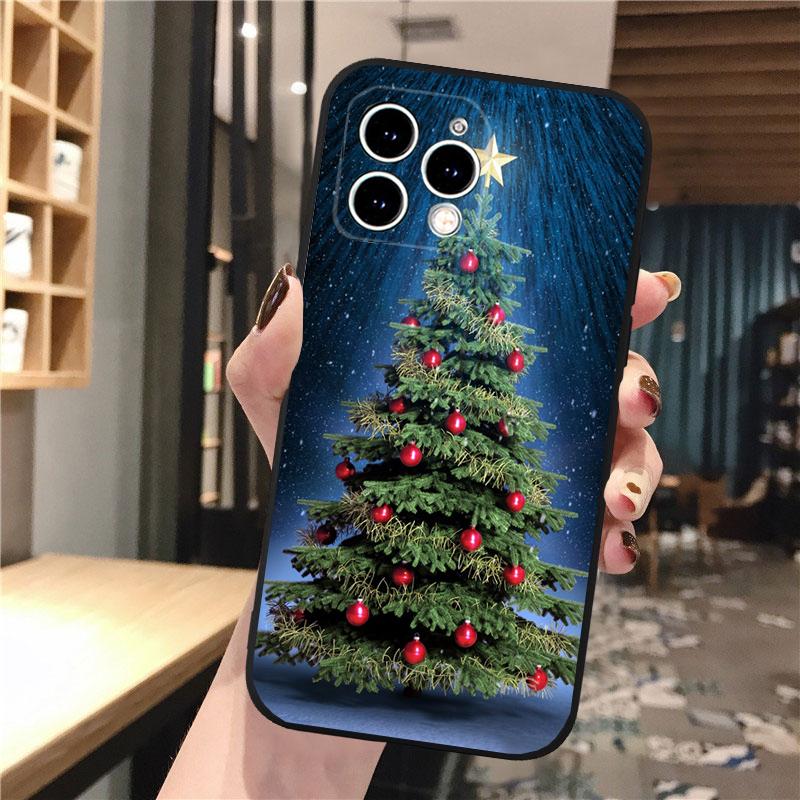 Christmas Tree Phone Case For iphone 17 Pro Max Air 16 15 14 13 Pro Max 15 16 Pro 15Plus
