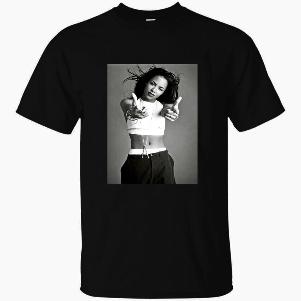 Вдохновленная Аaliyah Футболка Singer Women - Men Размер S M L 234XL Унисекс Футболка