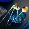 Christmas Starry Sky Western Food Tableware Set Spoon Hand Gift Hotel Home Steak Knife Box Fork Kitchen Dining Bar Garden
